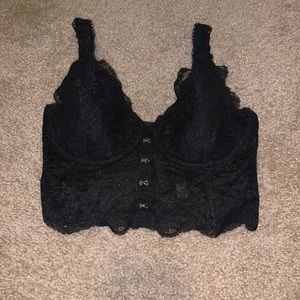 Victoria secret lace corset bra